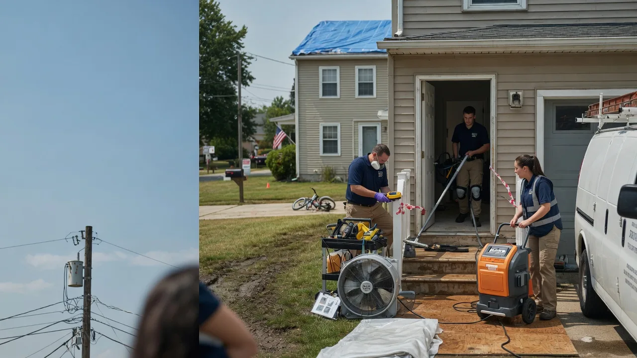 Water Damage Repair in Sheyenne, ND near me